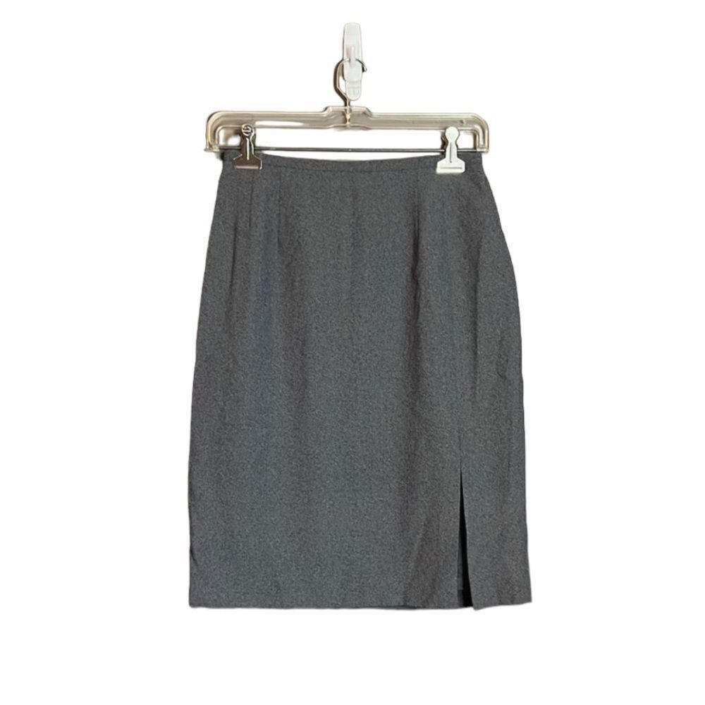 ‎Braemar petites grey skirt with slit